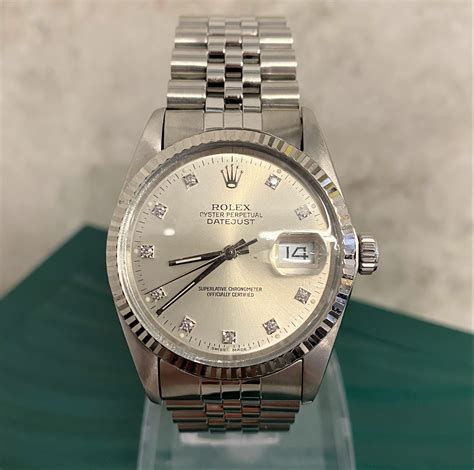 rolex diamond dial 36